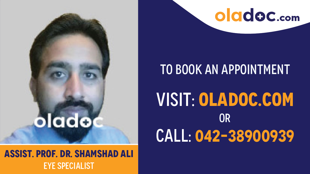 Book appointment with Dr.Shamshad Ali-best Eye Specialist in Lahore